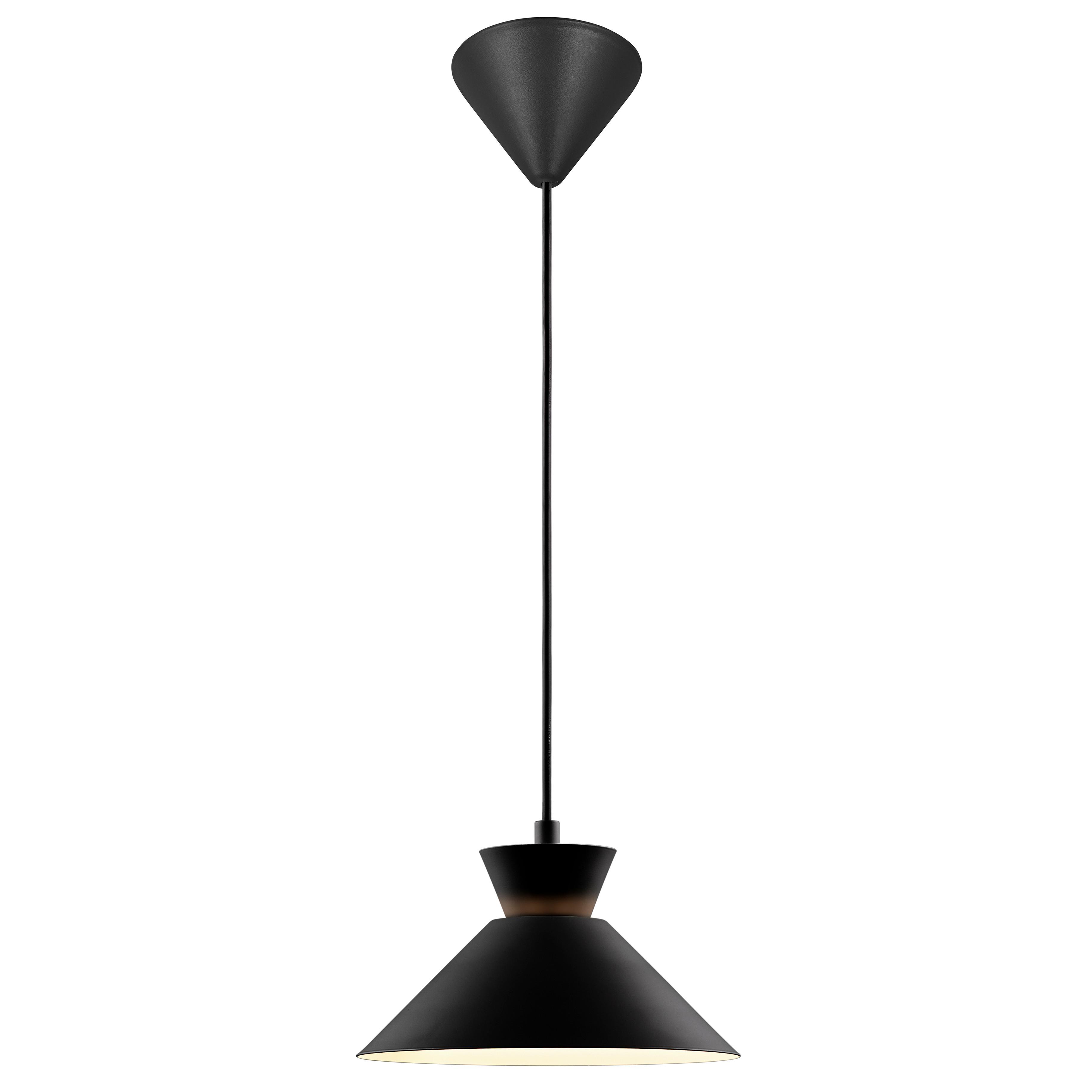 Hängeleuchte Dial Schwarz D: 25 cm - Schwarz, KONVENTIONELL, Metall (25/13,5cm) - Nordlux