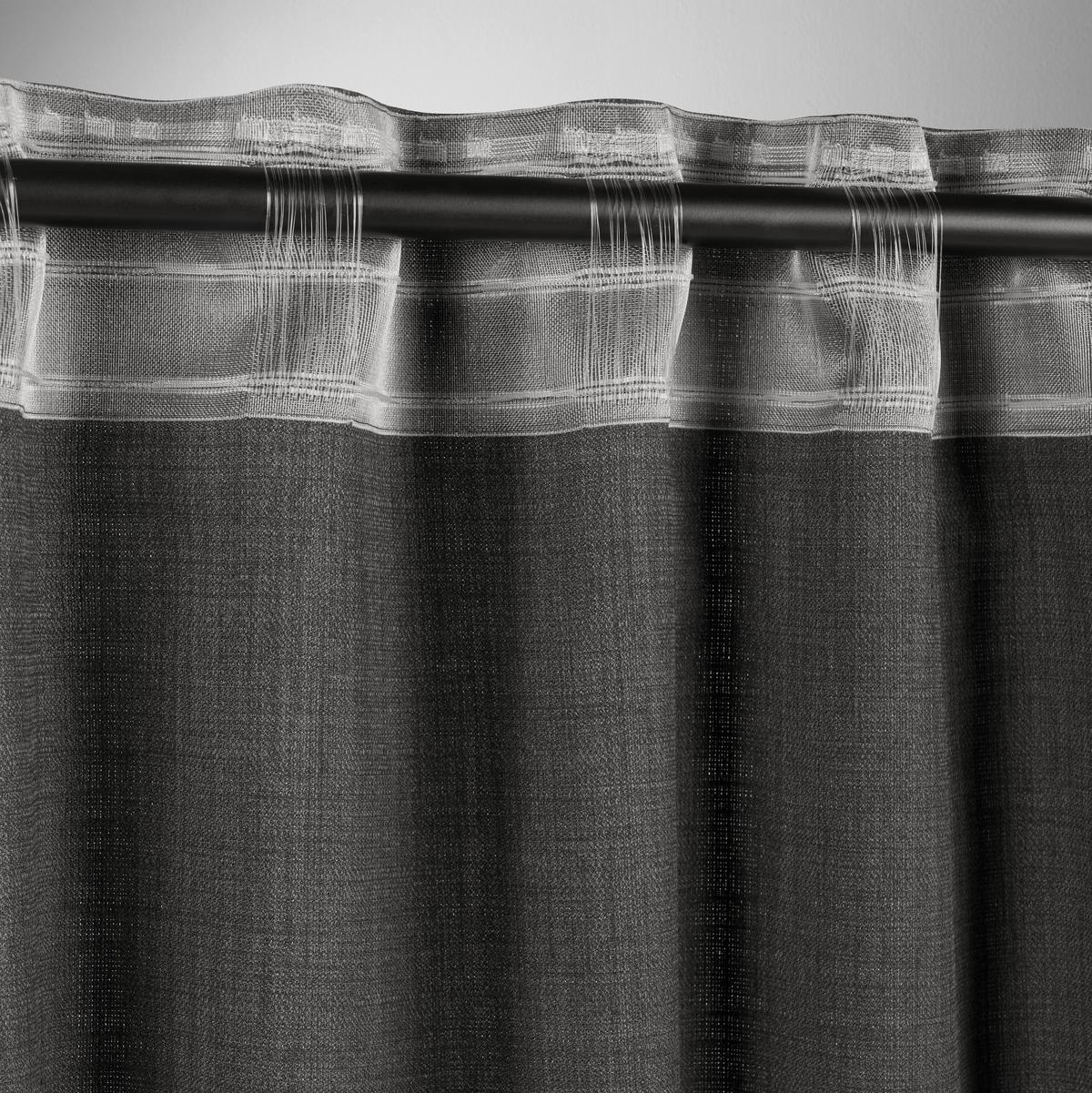 HOTOVÝ ZÁVĚS LEO, 135/255cm, šedá - šedá, textil (135/255cm) - Premium Living
