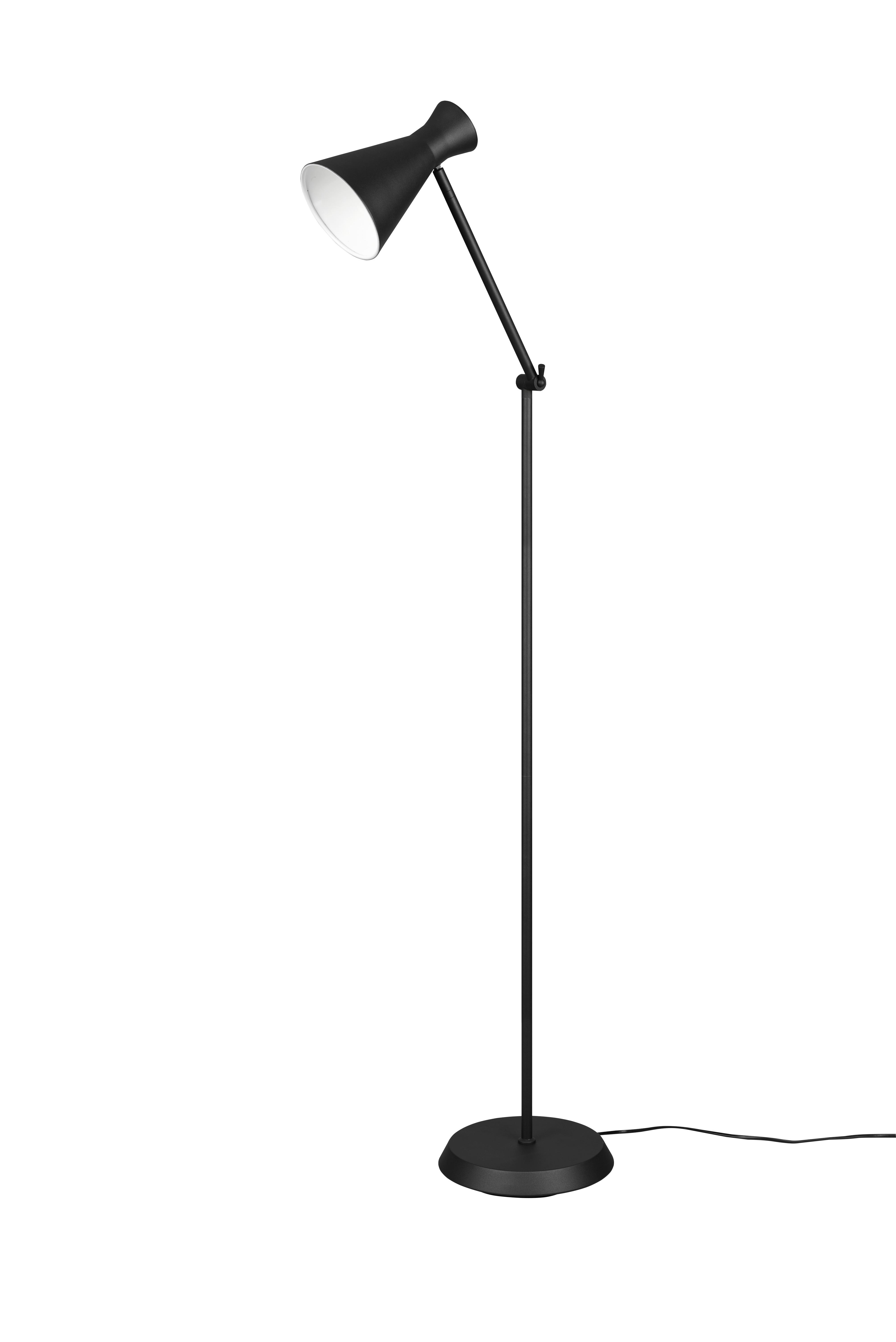 Stehleuchte R40781032 Enzo - Schwarz, KONVENTIONELL, Metall (48,8/25/150cm)