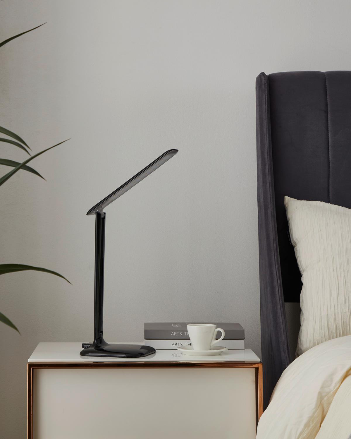 LED-Tischleuchte 93966 Caupo - Schwarz, Design, Kunststoff/Metall (26cm) - Eglo