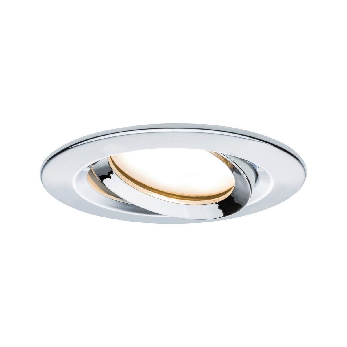 Deckenleuchte 3er-Set Ø 8,4 cm, dimmbar, Rund - Design (8,4cm) - Paulmann