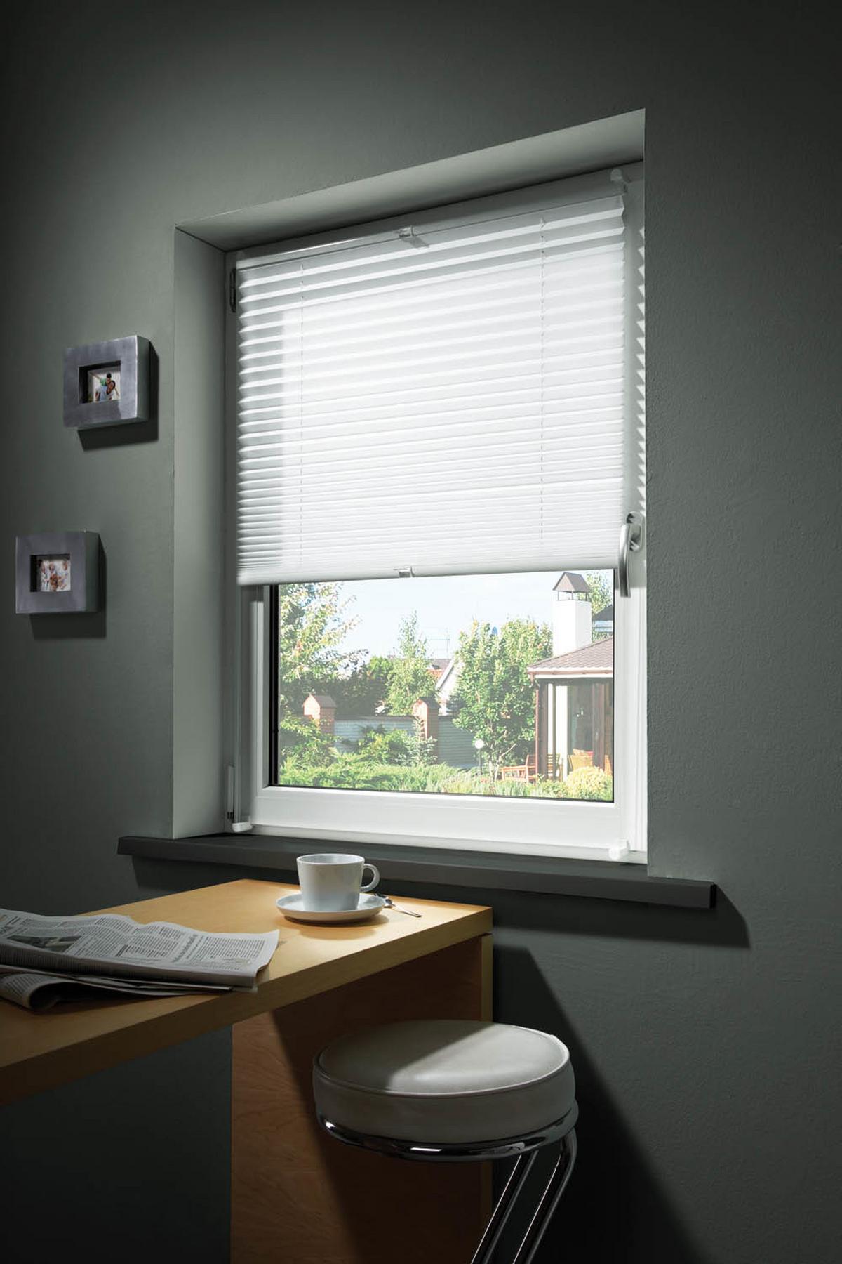 Plissee Free Weiß B: 80 cm - Weiß, Basics, Textil (80/120cm) - Homeware