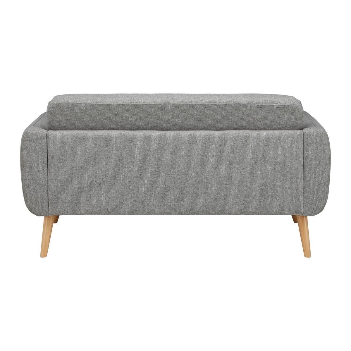 Pohovka PIA šedá - tmavě šedá/přírodní barvy, Moderní, dřevo/textil (146/76/75cm) - Bessagi Home