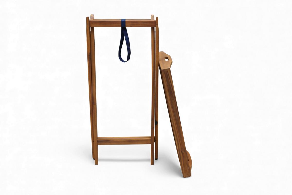 Gartentablett-Tisch, faltbar Akazie 68x44x74 cm - Akaziefarben, Basics, Holz (68/44/74cm)