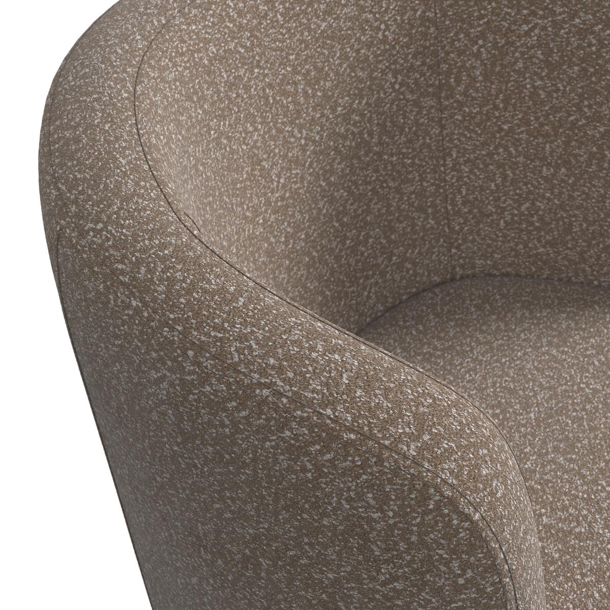 ŽIDLE S PODRUČKAMI NELA - černá/hnědá, Moderní, kov/dřevo (62/77/62cm) - Bessagi Home