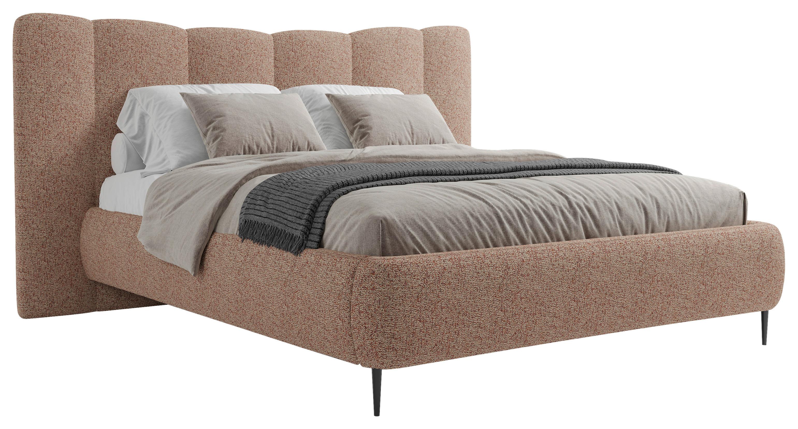 Polsterbett Nook 160x200 Cm Rosa - Rosa, MODERN, Holz/Holzwerkstoff (160/200cm) - MID.YOU