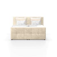 Boxspringbett mit Topper & Bettkasten 180x200 cm Medino - Champagner, KONVENTIONELL, Holz/Holzwerkstoff (180/200cm) - Luca Bessoni