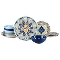 Tafelservice Pato bunt Steinzeug, 12 -Teilig. - Multicolor, Basics, Keramik - Creatable