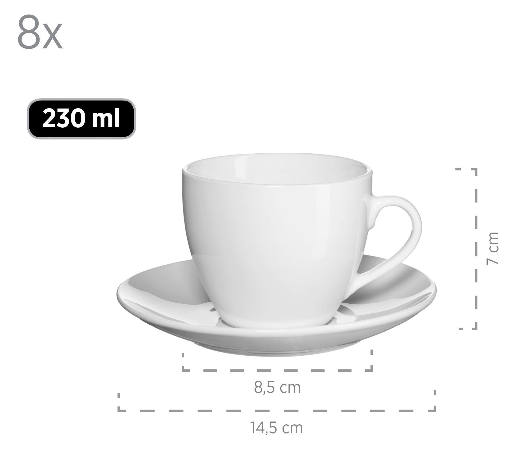 Kaffeetasse mit Untertasse