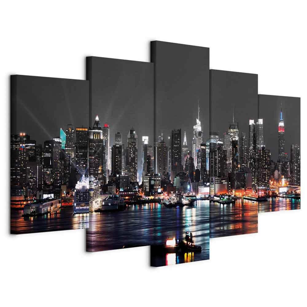 Leinwandbild Grey Sky Multicolor B: 200 cm