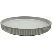 DEKORAČNÝ PODNOS MARLON - svetlosivá, keramika (30/3,5cm) - Mömax