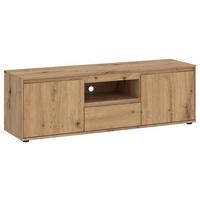 TV-Element Zapato Eichefarben B: 137cm - Eiche Artisan, MODERN, Holzwerkstoff (137/45,5/45cm)