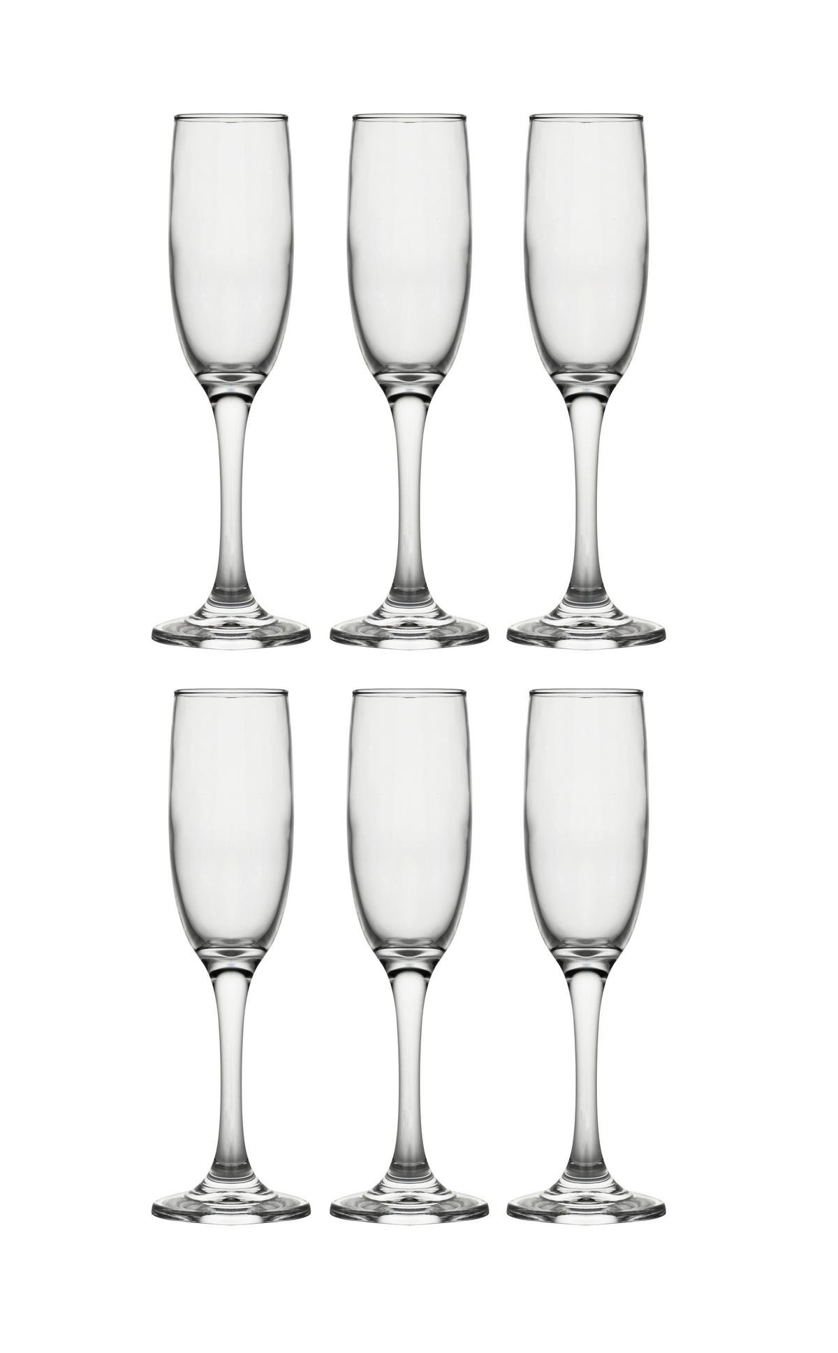 GLÄSERSET Transparent D: 6,8 cm - Transparent, Basics, Glas - Echtwerk