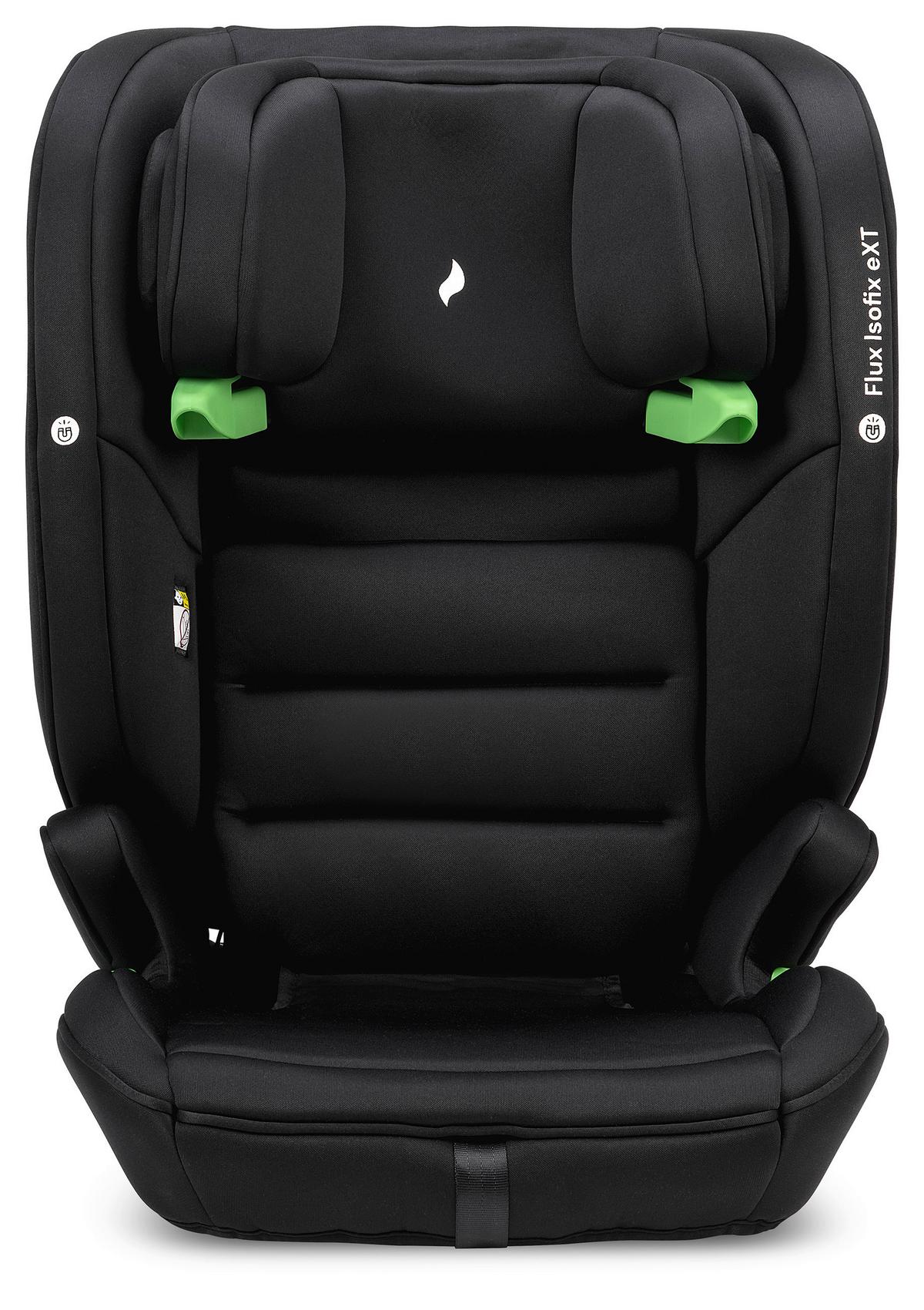 Kinderautositz Flux Isofix Ext Schwarz, L/b/h:  47x44x61,5cm - Schwarz, Basics, Textil (47/44/61,5cm) - Osann