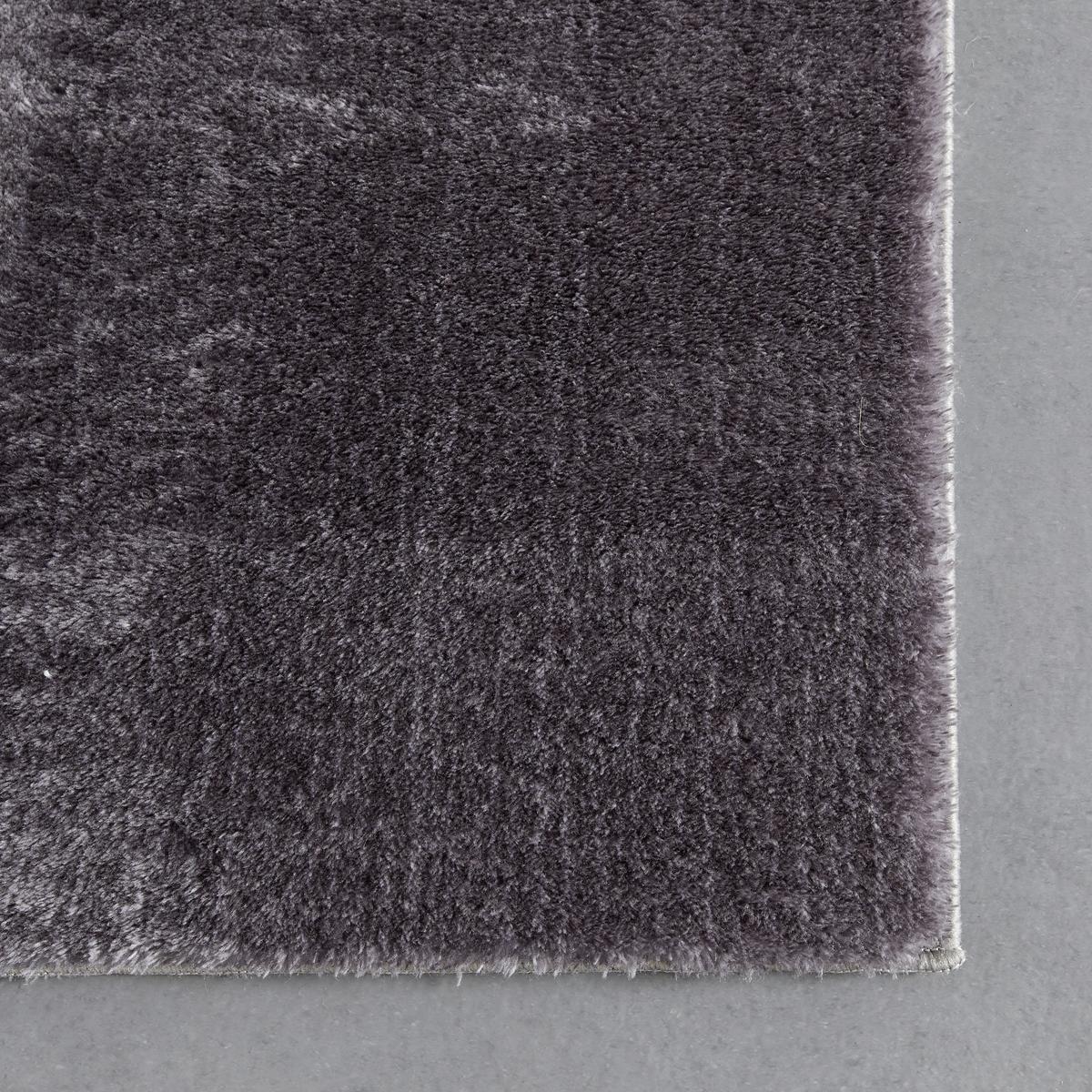 Koberec s vysokým vlasom Nemo 1, 60/110cm, antracitová - antracitová, Basics, textil (60/110cm) - Mömax
