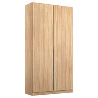 Drehtürenschrank 91cm Alabama, Sonoma Eiche Dekor - Sonoma Eiche, MODERN, Holzwerkstoff (91/229/54cm) - Rauch Möbel
