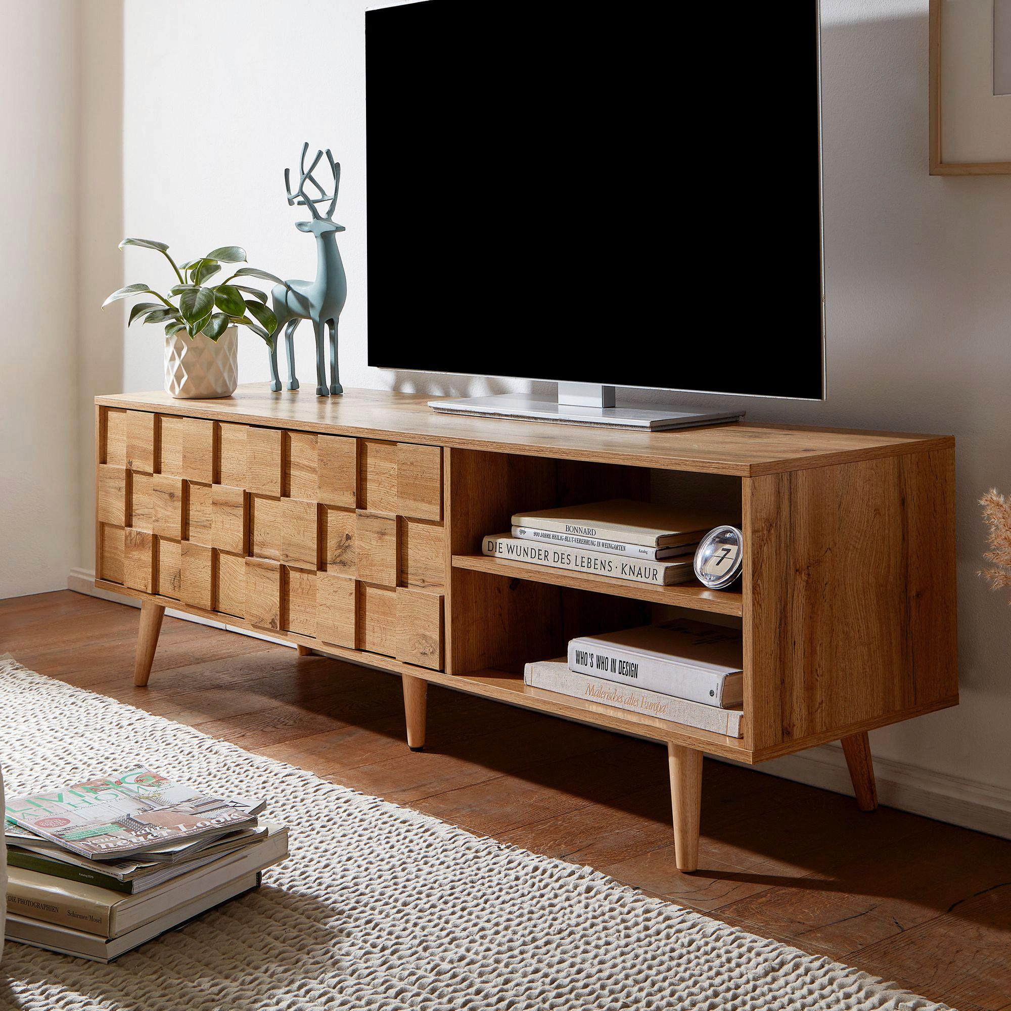 Lowboard Wohnling B: 160 cm Braun - Braun, MODERN, Holzwerkstoff (160/51/40cm) - MID.YOU