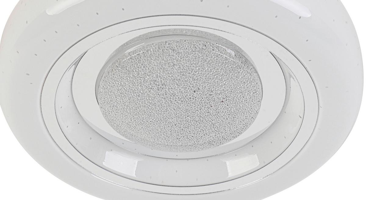 STROPNÉ LED SVIETIDLO ALI - biela/chrómová, Modern, kov/plast (26/26/5,5cm) - Mömax