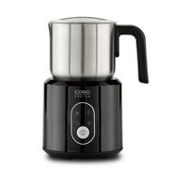 Milchschäumer 1665 - Edelstahlfarben/Schwarz, Basics (16/21/12,5cm) - CASO Design