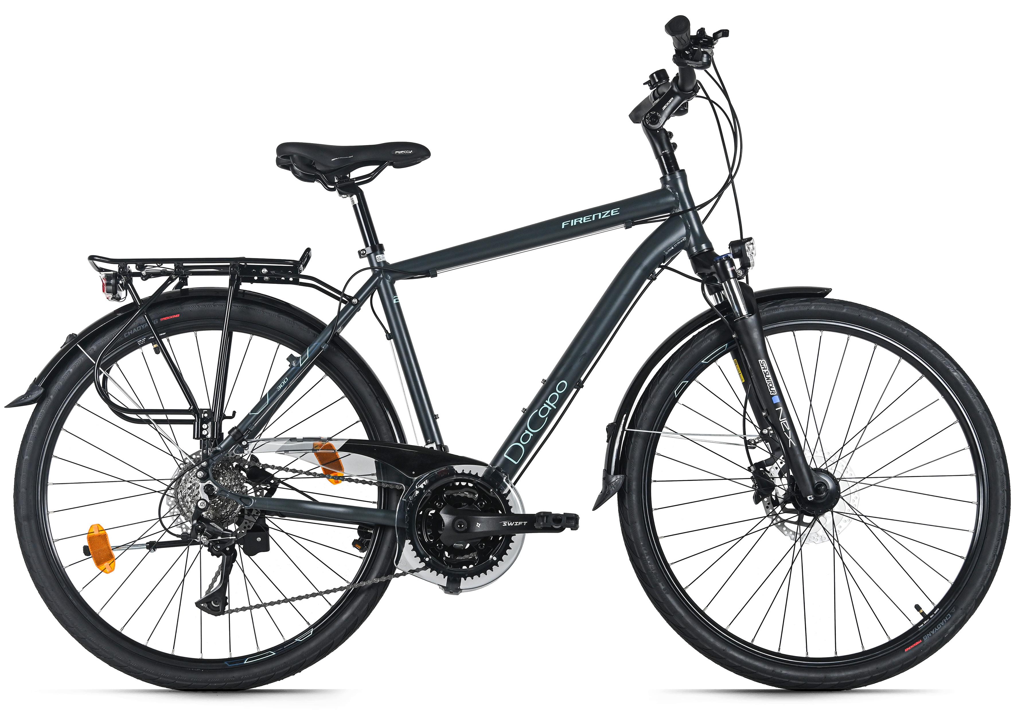 Citybike Herren 28 Zoll - Schwarz, Basics, Metall (25/140/60cm)