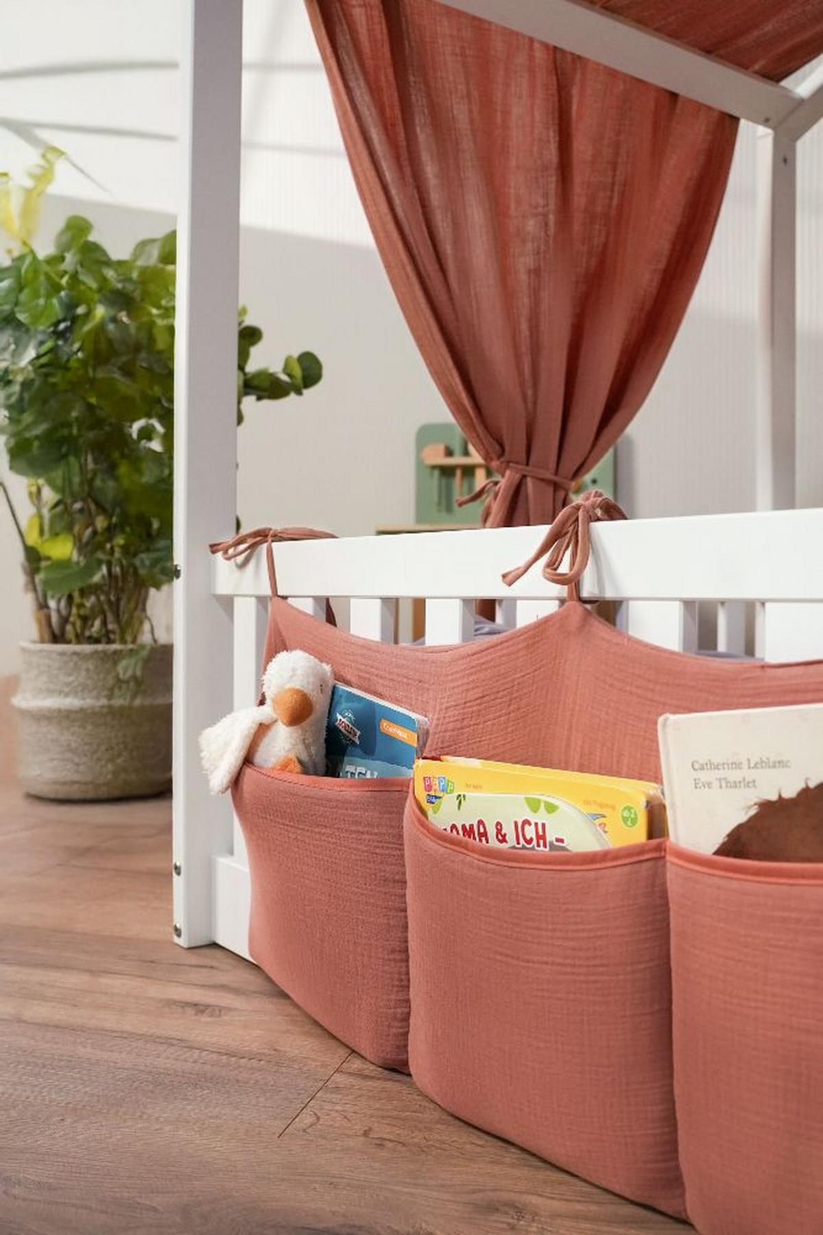 Stauraumnetz Mokka, B/l: 40x80cm - Mokka, Basics, Textil (40/80cm) - tiSsi