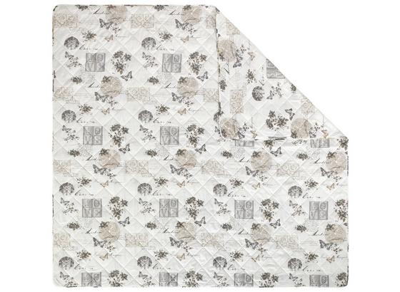 Denná Deka Fleur - Ext- - čierna/sivá, Romantický / Vidiecky, textil (220/240cm) - Mömax modern living Denná Deka Fleur - Ext- - čierna/sivá, Romantický / Vidiecky, textil (220/240cm) - Mömax modern living
