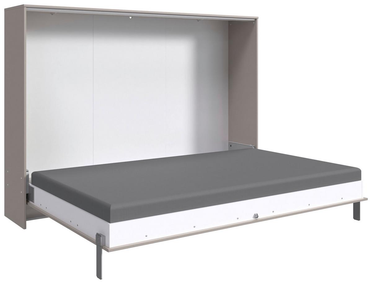 Schrankbett Juist Sahara Lf: 140x200 cm - Sahara, KONVENTIONELL, Holz/Holzwerkstoff (140/200cm) - MID.YOU