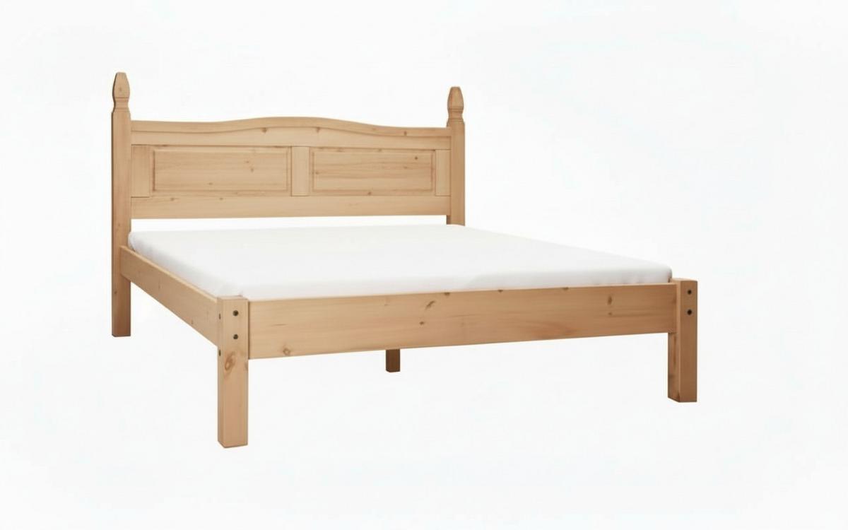 BETT Honig/Naturfarben 180x200cm - Naturfarben/Honig, Natur, Holz (180/200cm) - Livetastic