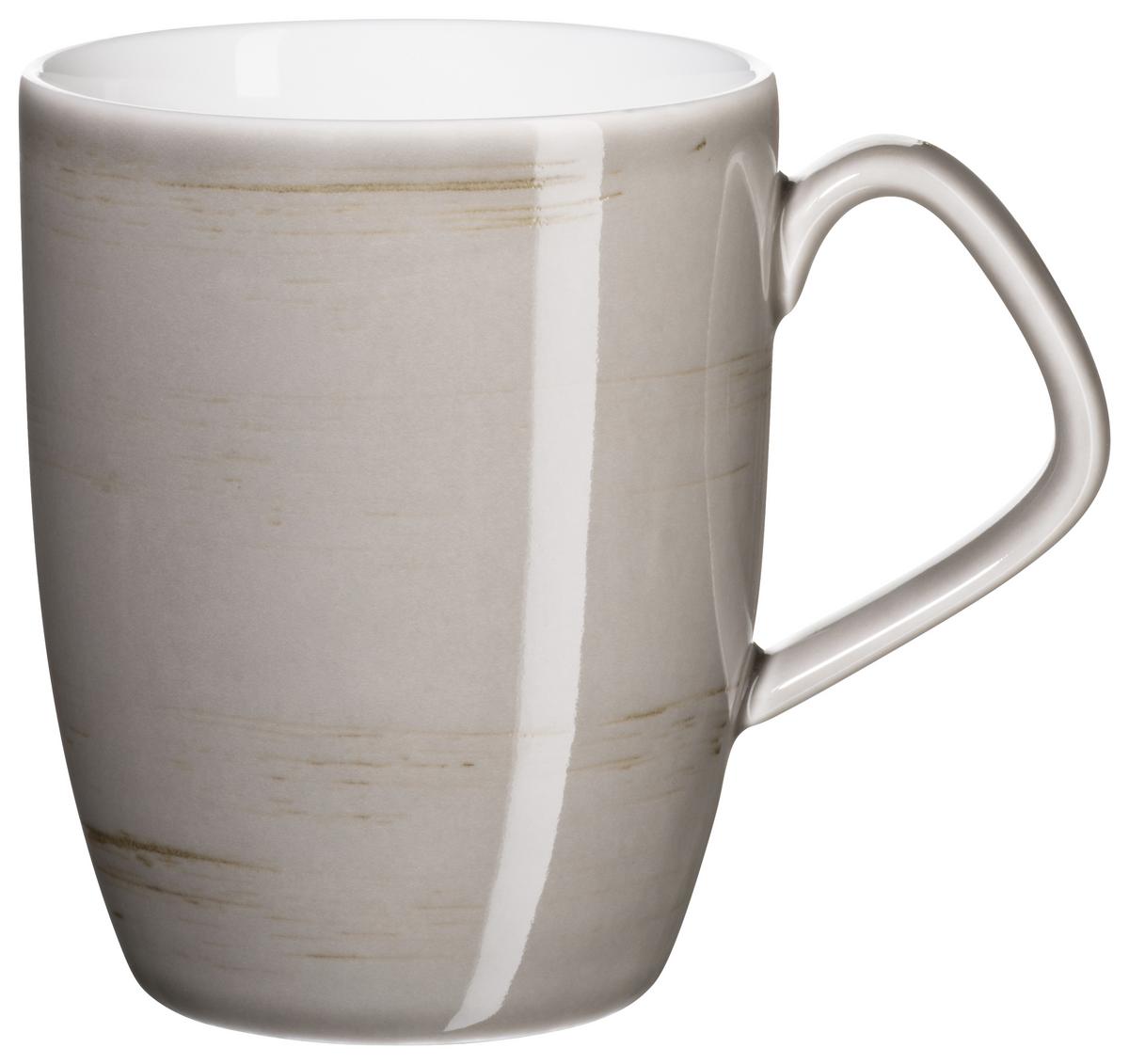 Kombiservice Derby Blau Grau Weiß Beige - Blau/Beige, Basics, Keramik (33/31,5/35cm) - Mäser