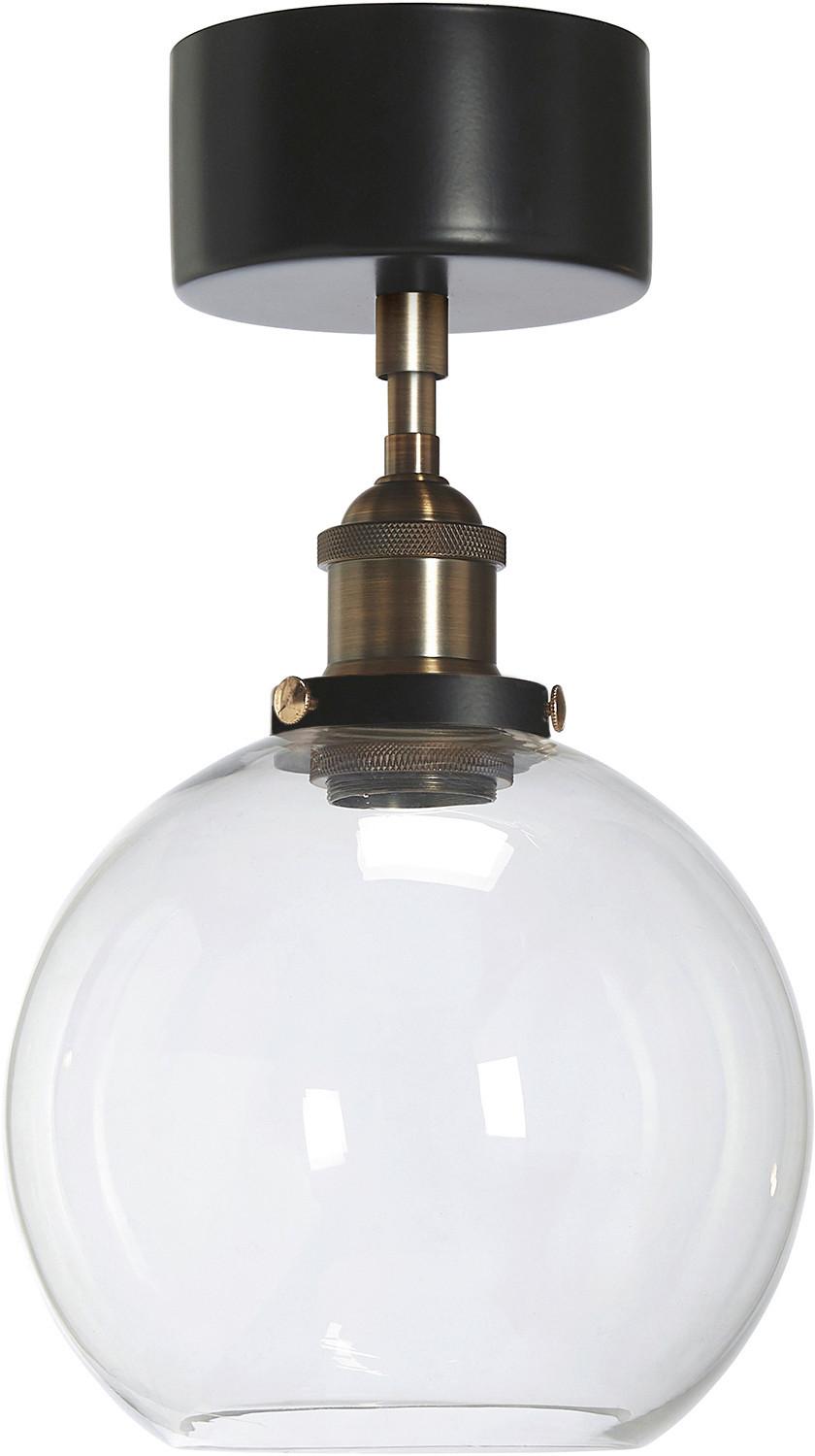 Deckenleuchte 3302000 Omega - Klar/Messingfarben, Design, Glas (20/36cm)