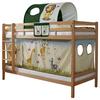 Etagenbett Rene Buche Massiv Mit Leiter + Spielzubehör - Multicolor/Weiß, MODERN, Holz/Textil (90/200cm) - MID.YOU