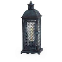 Tischleuchte 49285_winsham - Grün, KONVENTIONELL, Metall (12/12/33cm) - Eglo