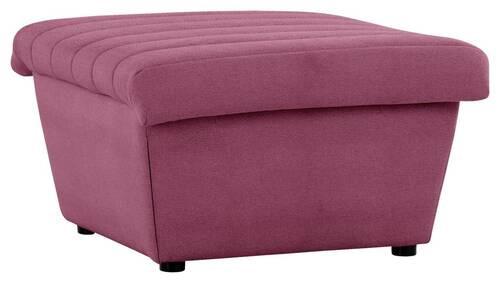 Hocker Looks Viii - Weinrot/Schwarz, Design, Textil (74/43/85cm) - LOOKS by W.Joop