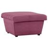 Hocker Looks Viii - Weinrot/Schwarz, Design, Textil (74/43/85cm) - LOOKS by W.Joop