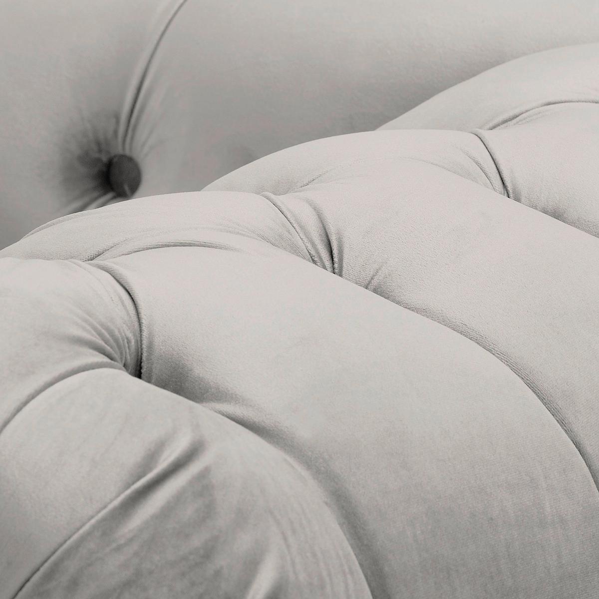 Récamiere Pako Grau B: 185cm - Braun/Grau, Design, Textil (185/93/75cm) - Livetastic