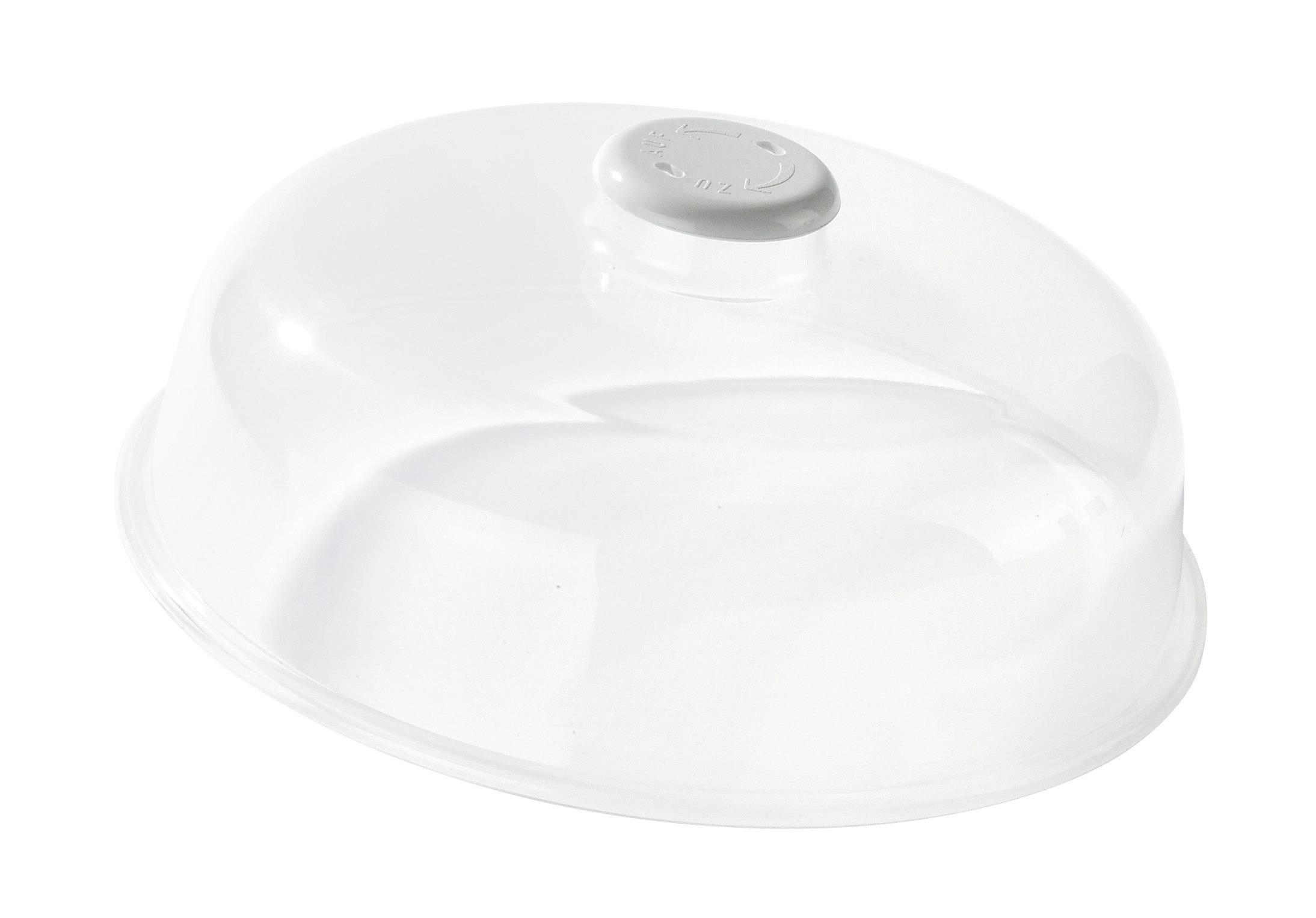 Fröccsenésgátló Mikrohullámú Sütőhöz - átlátszó, Konventionell, műanyag (24.5/9.5cm)