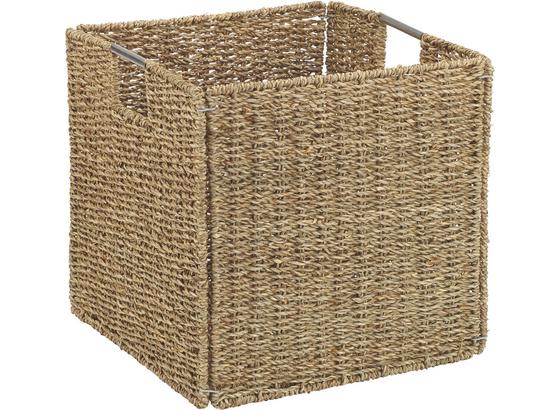 Regálový Košík Mia -ext- - prírodné farby, Konvenčný, kov/prírodné materiály (33/32/33cm) Regálový Košík Mia -ext- - prírodné farby, Konvenčný, kov/prírodné materiály (33/32/33cm)