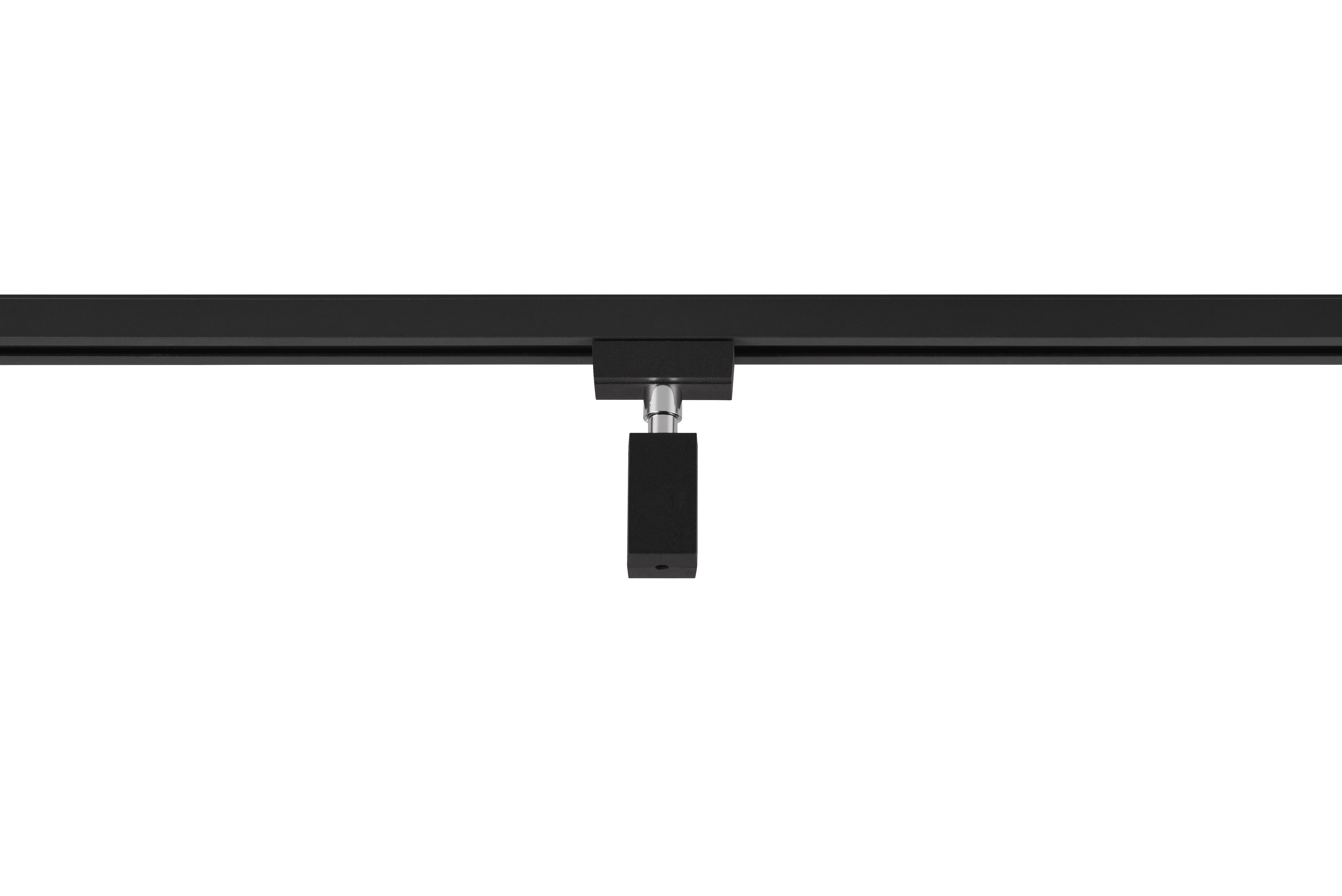 Schienensystem-adapter 703632 Duoline Adapter - Schwarz, Basics, Kunststoff (6/10/3cm) - Trio Leuchten