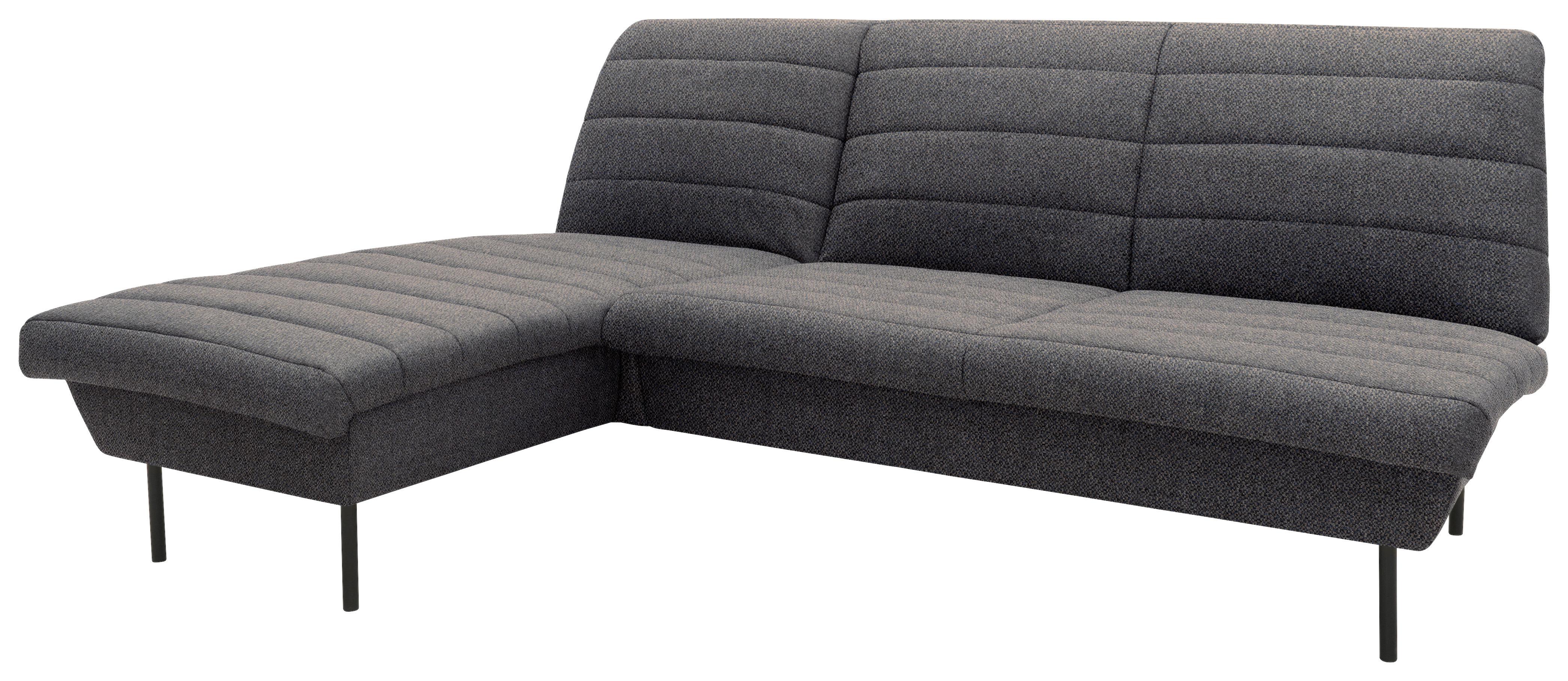 Ecksofa Looks Ix Blaugrau - Blaugrau/Schwarz, Design, Textil (168/214cm) - LOOKS by W.Joop