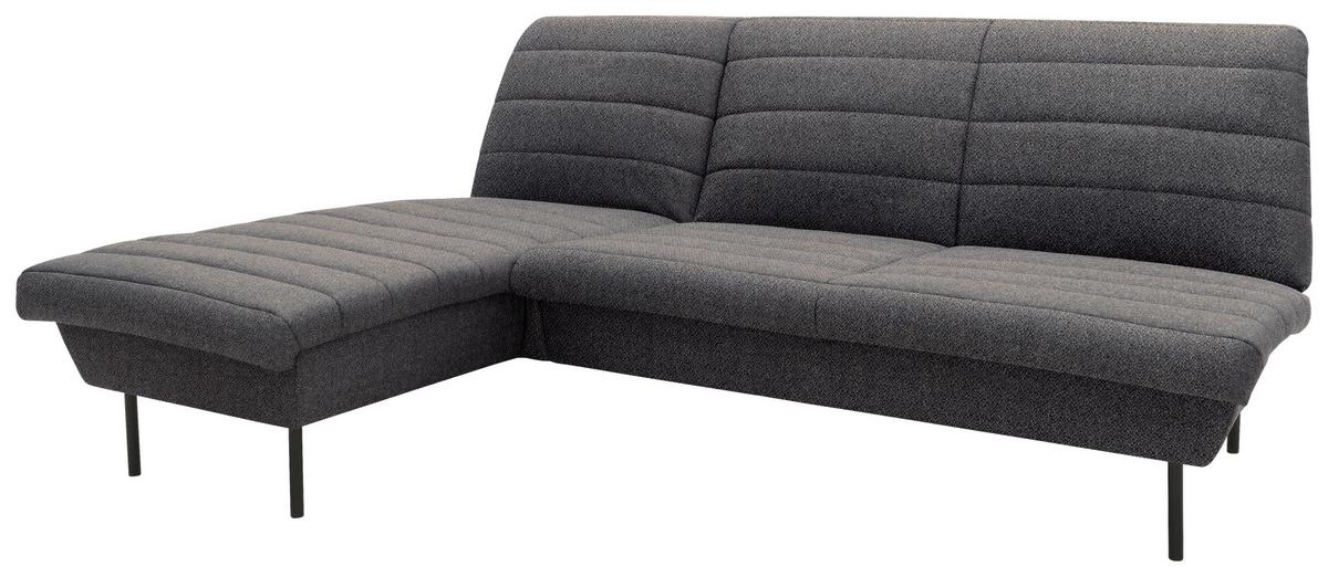 Ecksofa Looks Ix Blaugrau - Blaugrau/Schwarz, Design, Textil (168/214cm) - LOOKS by W.Joop