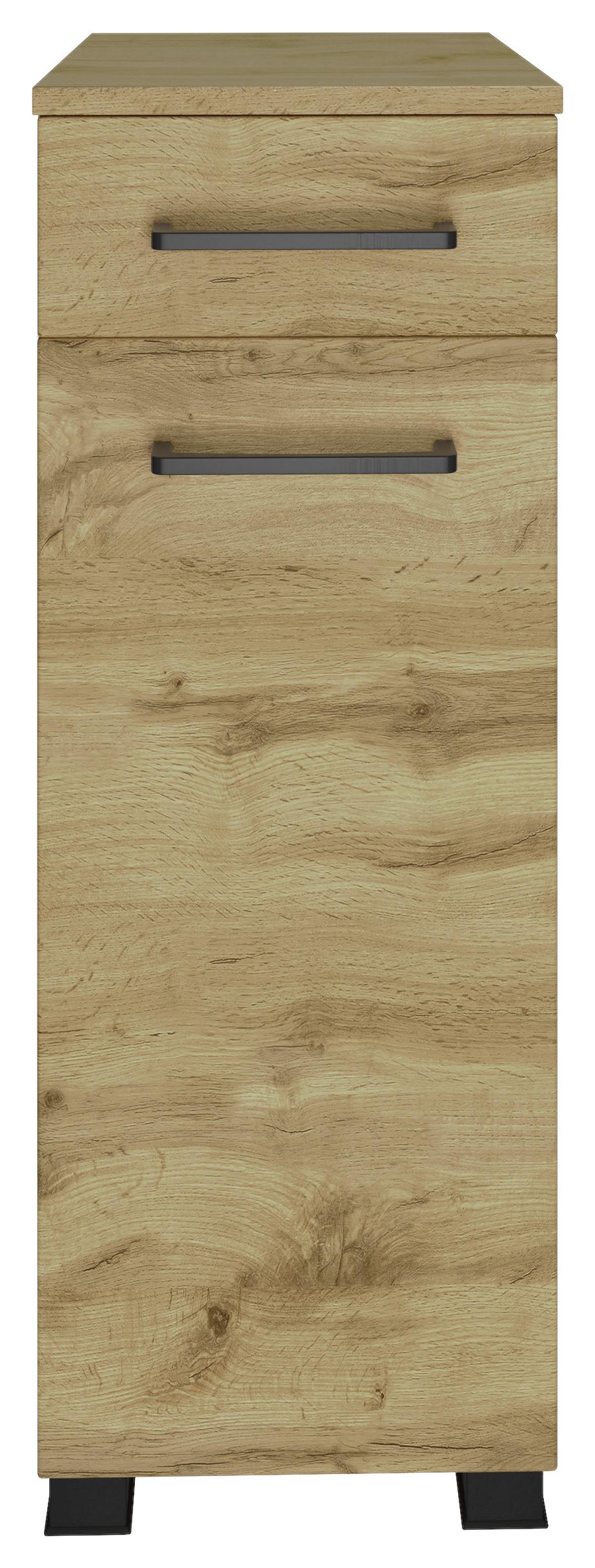 Unterschrank Manchester B: 30 Cm Eiche Wotan Dekor - Eichefarben/Eiche Wotan, MODERN, Holzwerkstoff (30/79/35cm) - Held