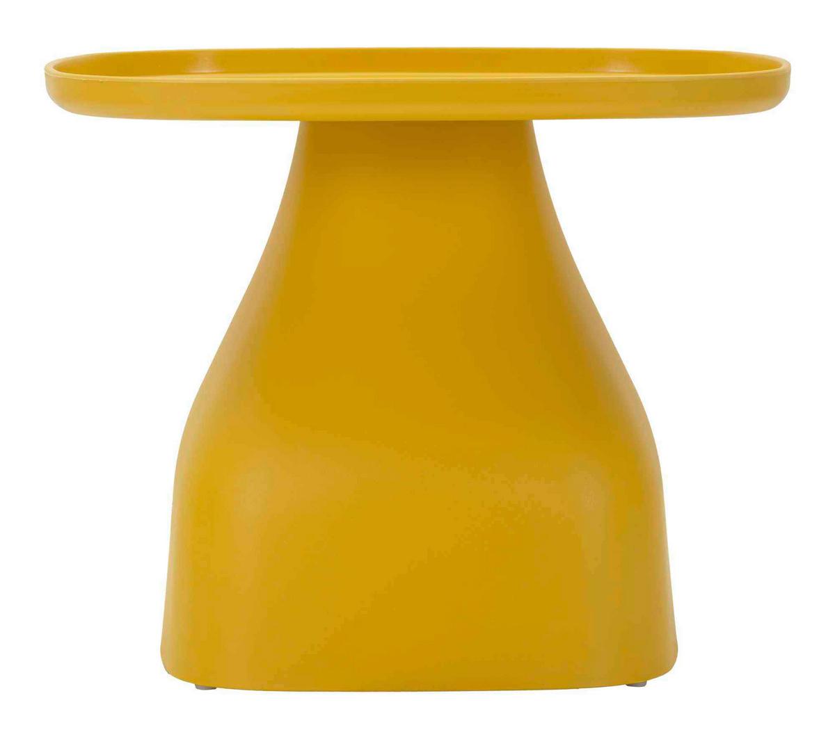 KONFERENČNÝ STOLÍK GEA TABLE YELLOW - žltá, Basics, plast (48/38/48cm)