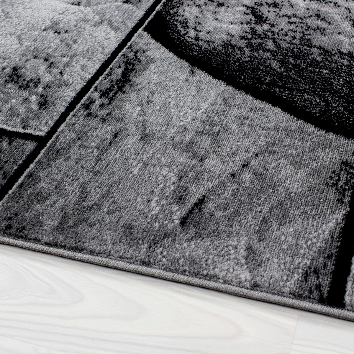Webteppich Schwarz Naturfaser Parma 200x290 cm - Schwarz, KONVENTIONELL, Textil (200/290cm)