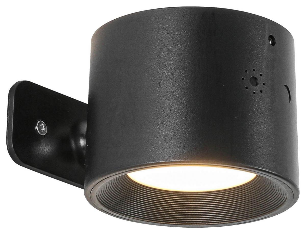 NÁSTĚNNÉ LED SVÍTIDLO RIG1 - černá, Moderní, kov/plast (9,3/7,5/5,2cm) - Mömax