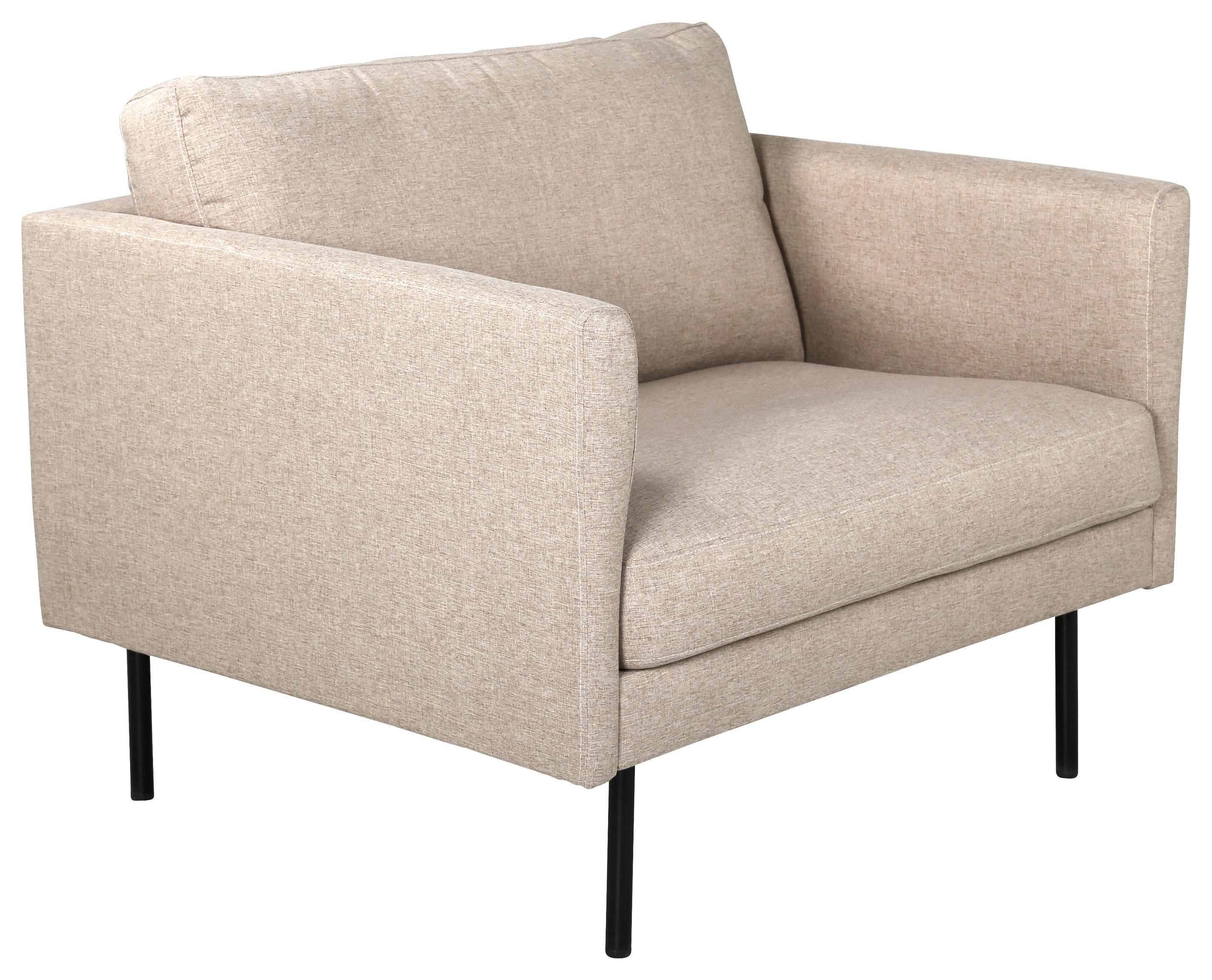 Sessel Zoom - Design, Textil/Metall (95/80/84cm) - Livetastic