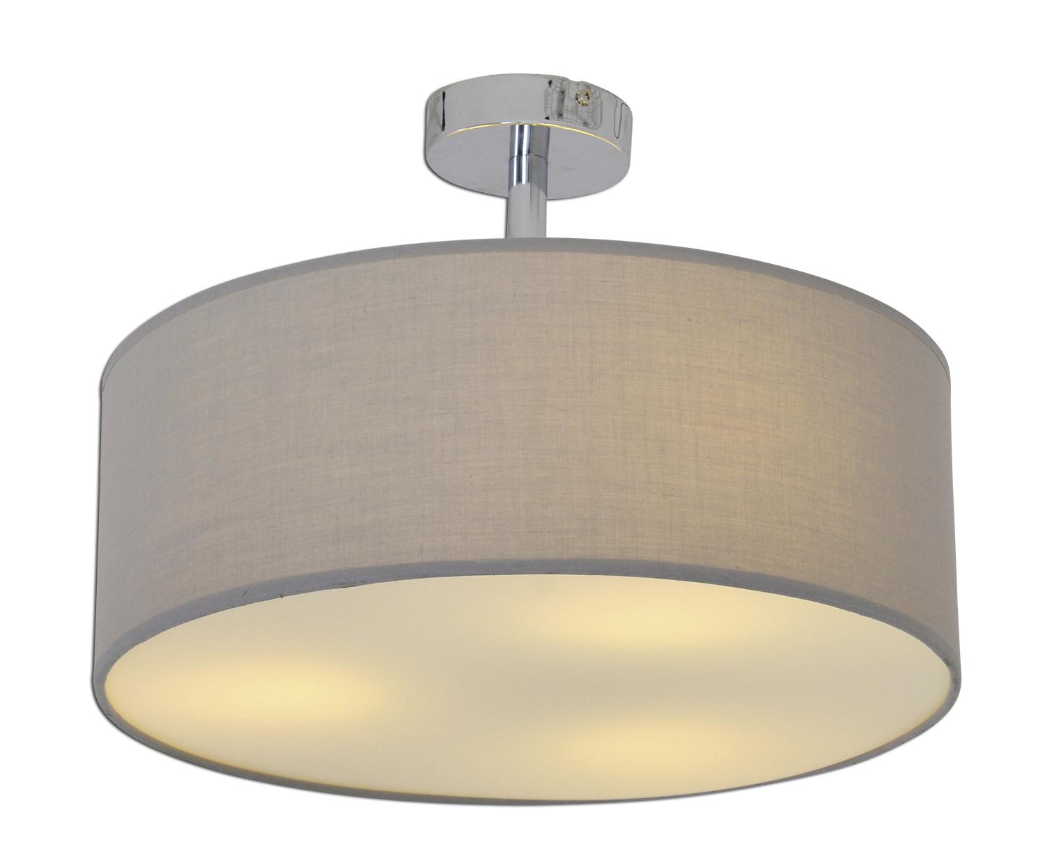 Deckenleuchte New York Ø 40 cm 3-Flamming mit Textilschirm
