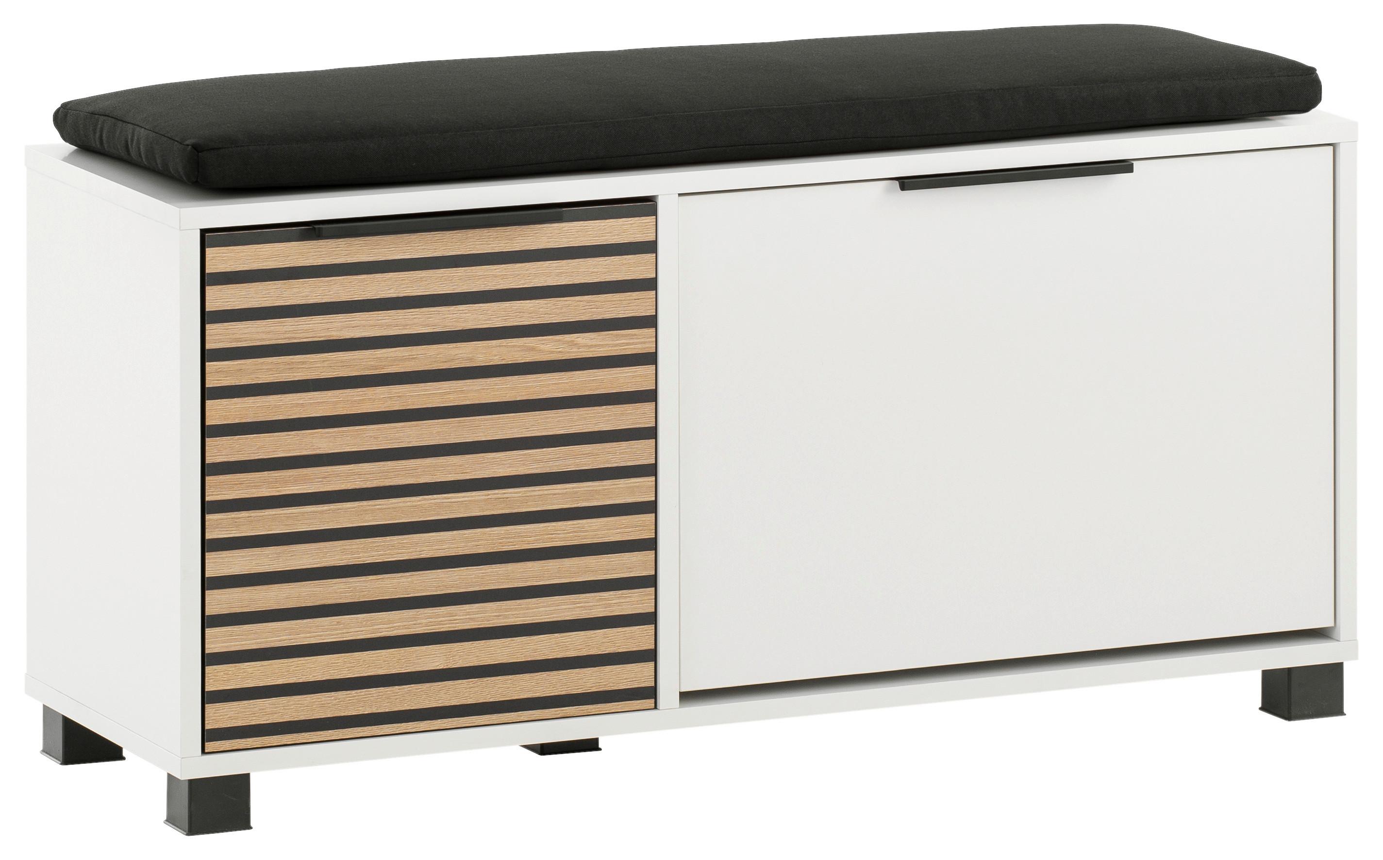 Garderobenbank Loft Mattweiß/Akustik