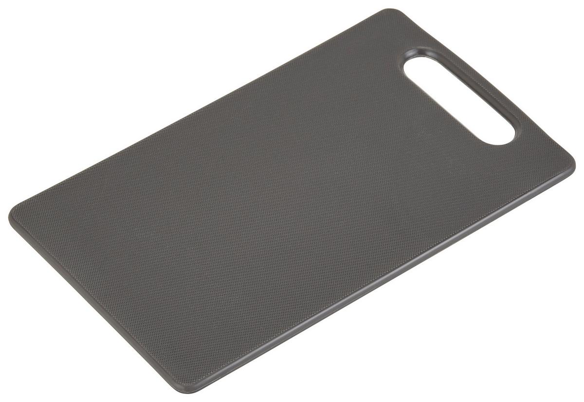 Schneidbrett aus Kunststoff Jim LxB: ca. 24x14,4 cm - Grau, KONVENTIONELL, Kunststoff (24/14,4/0,52cm) - Homezone