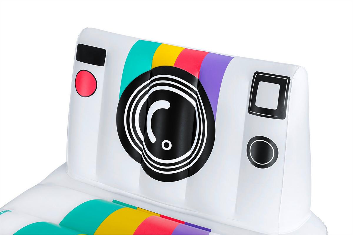 Luftmatratze DxH: 95x68,5 cm, Bis 90 Kg Belastbar - Multicolor/Weiß, MODERN, Kunststoff (95/68,5cm) - Bestway