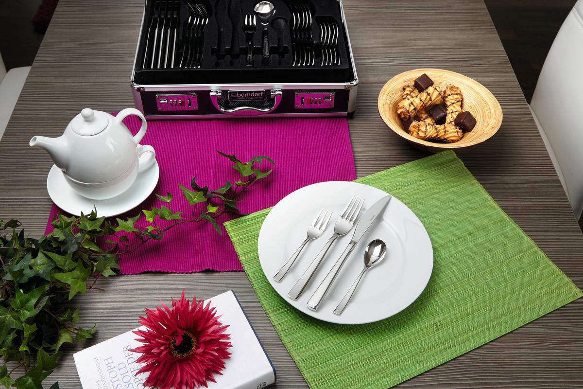 Besteckset 60-Teilig Ottawa für 12 Personen - Edelstahlfarben, KONVENTIONELL, Metall (37/27/11,5cm) - Berndorf